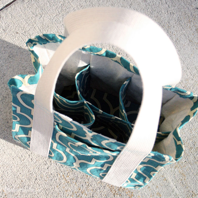 Divided Tote Bag | Water Bottle Tote | Radiant Home Studio