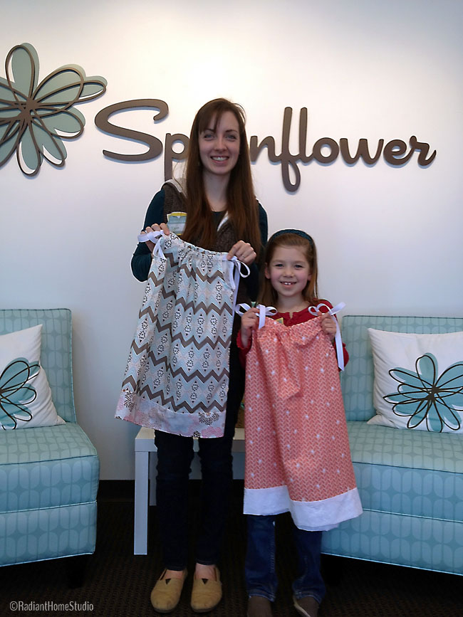 Spoonflower Pillowcase Dresses | Radiant Home Studio