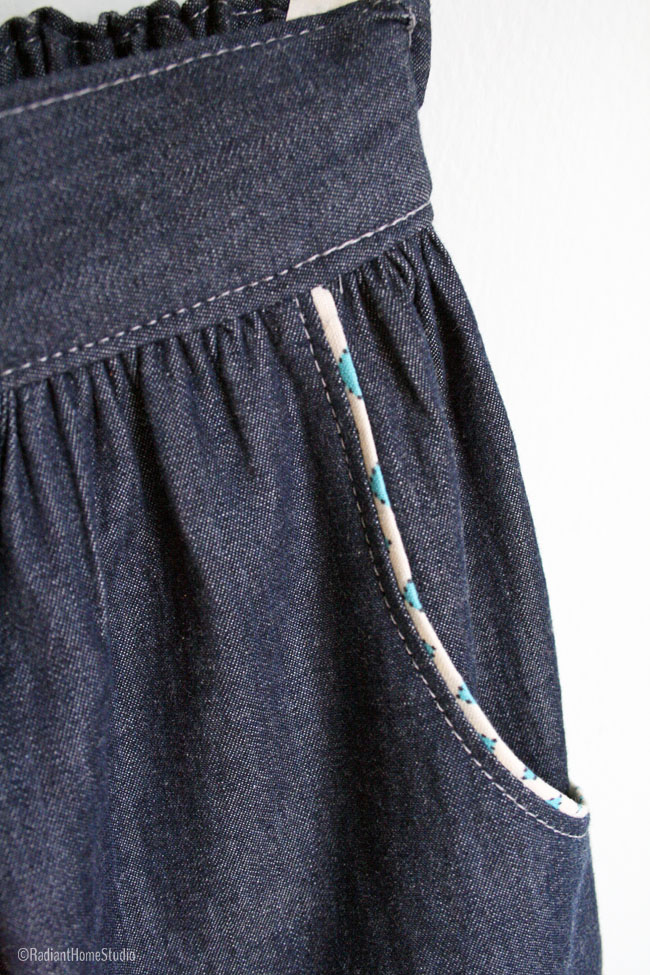 Paris Skirt Pocket Detail | Radiant Home Studio