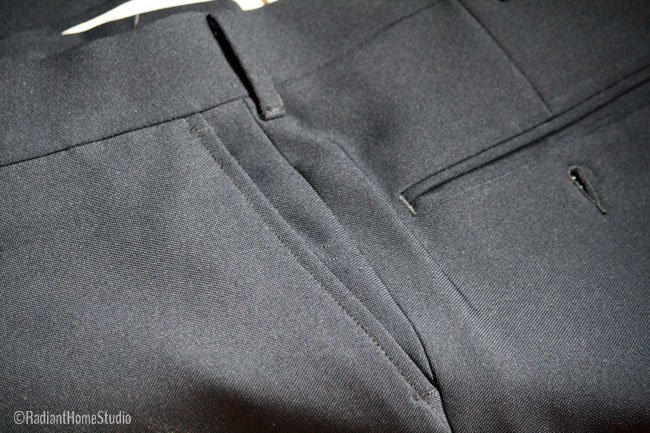 Vintage Trouser Details Pockets | Radiant Home Studio