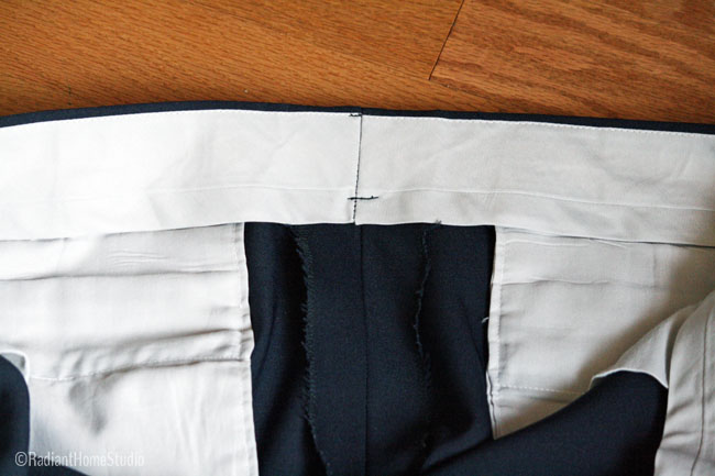 Vintage Trouser Waistband Details | Radiant Home Studio