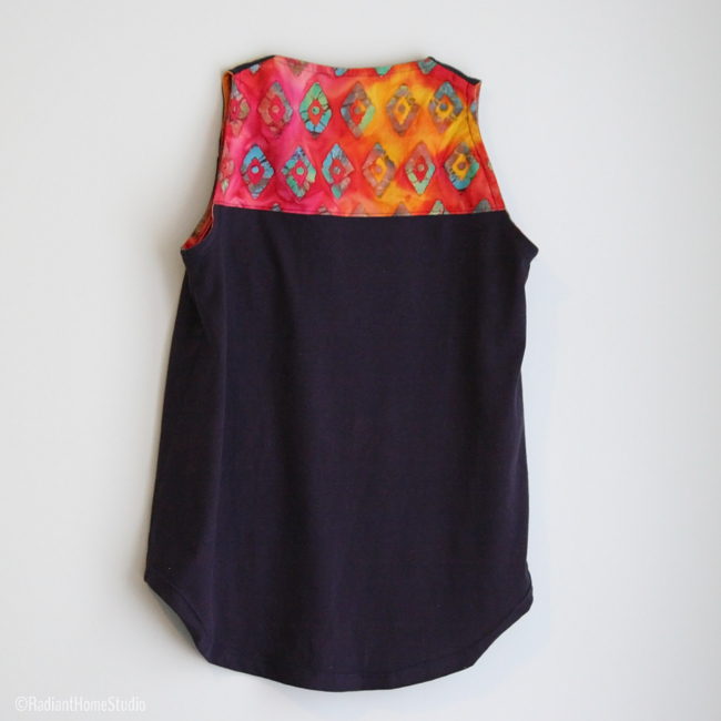 Jersey Knit Wiksten Tank | Batik Back| Radiant Home Studi