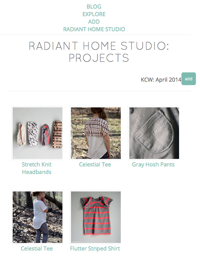 Share Your Sewing Projects at Kids Clothes Week | Radiant Home Studio