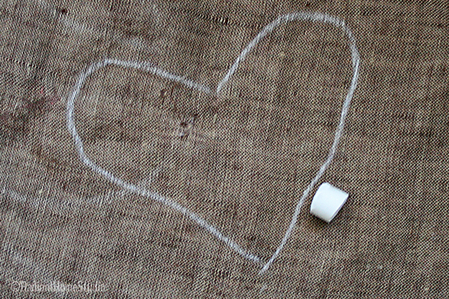 Fabric Scrap Embroidery Tutorial {Heart Wall Art} | Radiant Home Studio