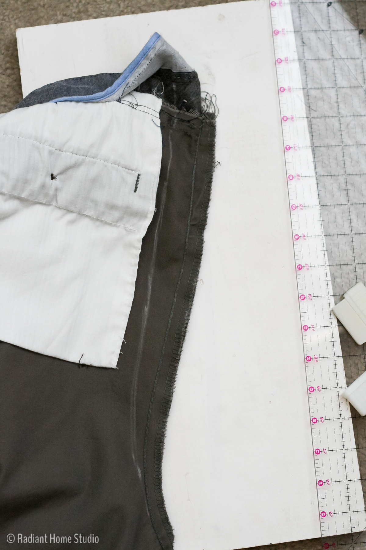 How to Alter the Waist on Men's Pants | Radiant Home Studio