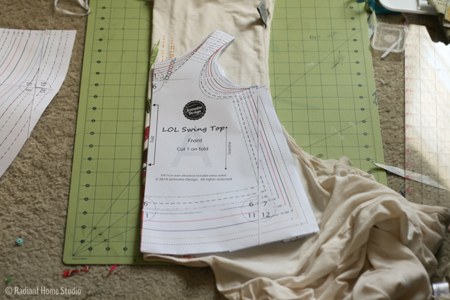 Upcycled LOL Swing Top | Sewing Pattern by Jennuine Designs | Radiant Home Studio