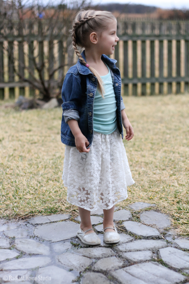 Upcycled Lace Skirt | Radiant Home Studio