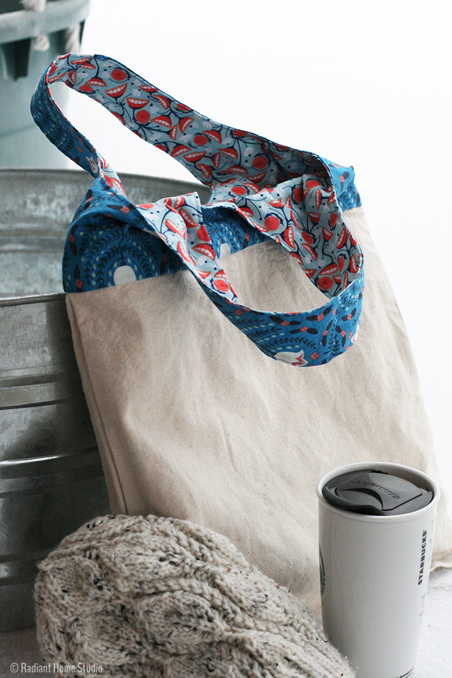 Sew a Reversible Tote Bag with Strong Straps | Radiant Home Studio