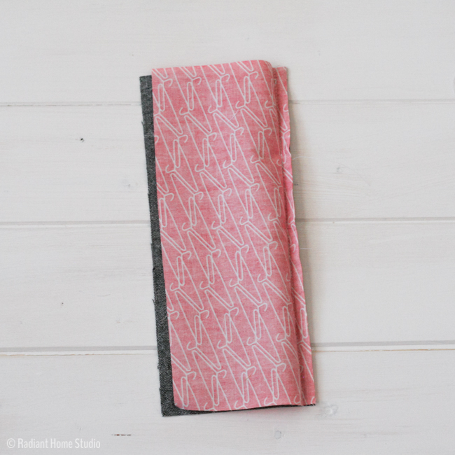 Triangle Quilted Sketchbook Cover Tutorial | Radiant Home Studio