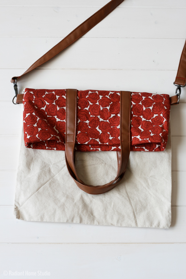 Fold Over Tote Bag Tutorial | Radiant Home Studio
