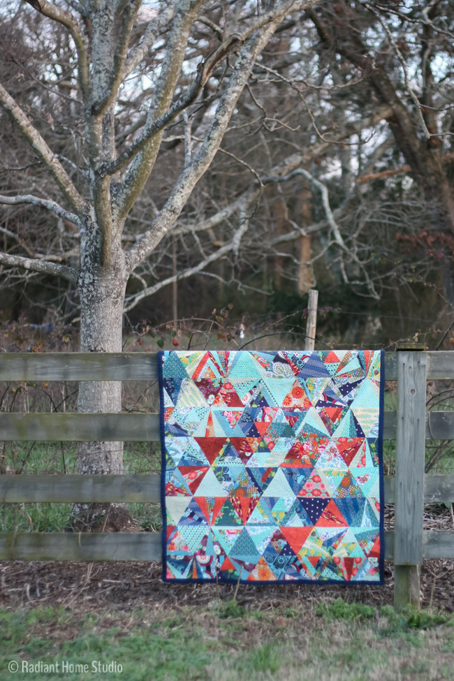 Tessellation Quilt Finish | Radiant Home Studio