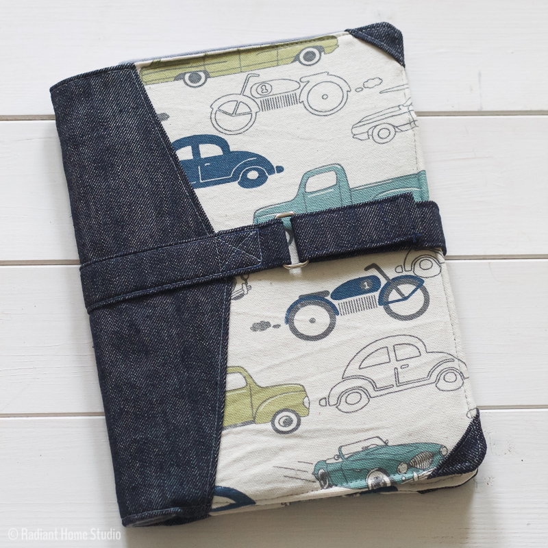 Personalizing the North Pond Notebook Cover sewing pattern | Radiant Home Studio