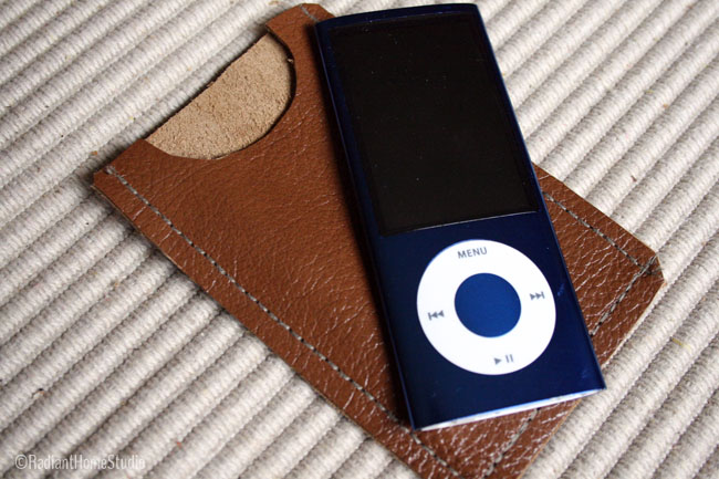 Leather iPod Case | Radiant Home Studio