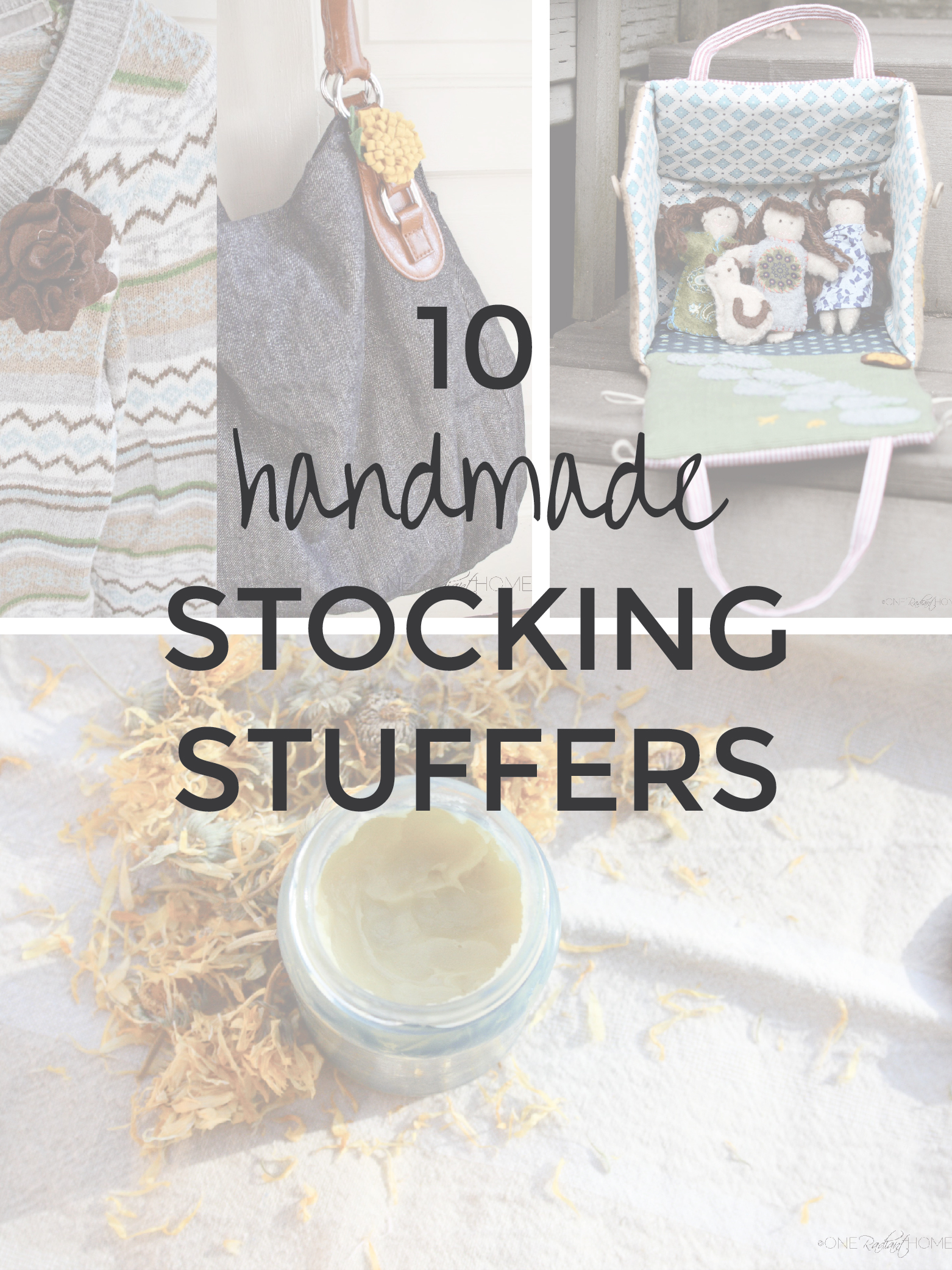 10 Handmade Stocking Stuffer Ideas | Radiant Home Studio