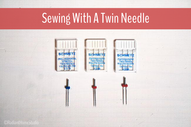 Double Twin Needles for Sewing Machine Size 2/90 3/90 4/90