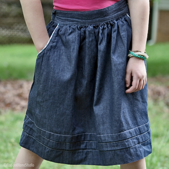 Skirt Pocket Tutorial, Add Pockets to Any Skirt