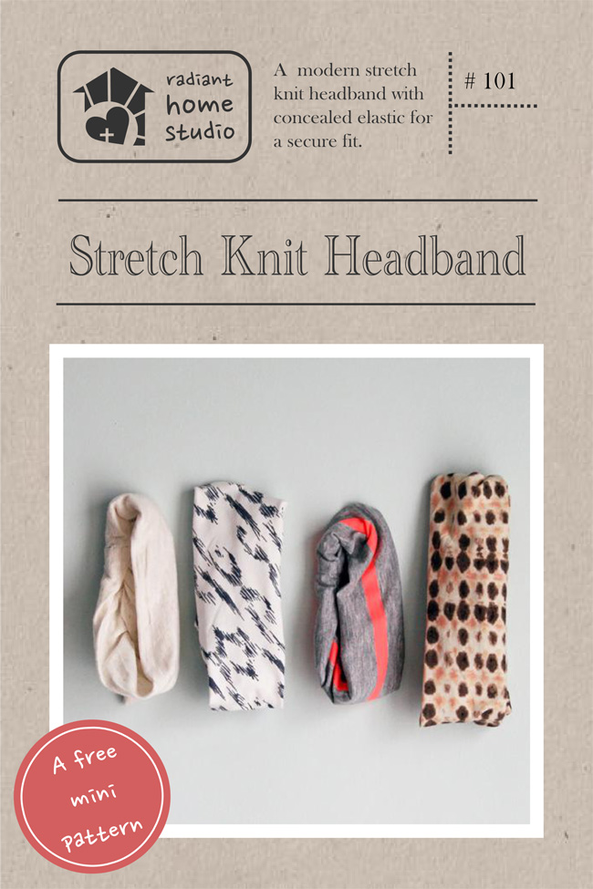 Free Stretch Knit Headband Pattern | Radiant Home Studio