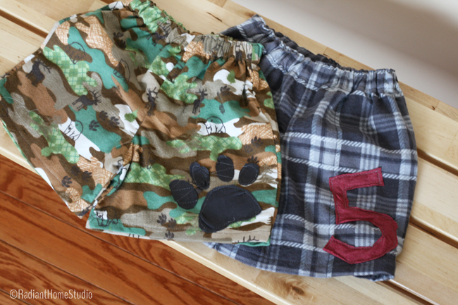 Pajama Shorts for Kids Clothes Week | Radiant Home Studio