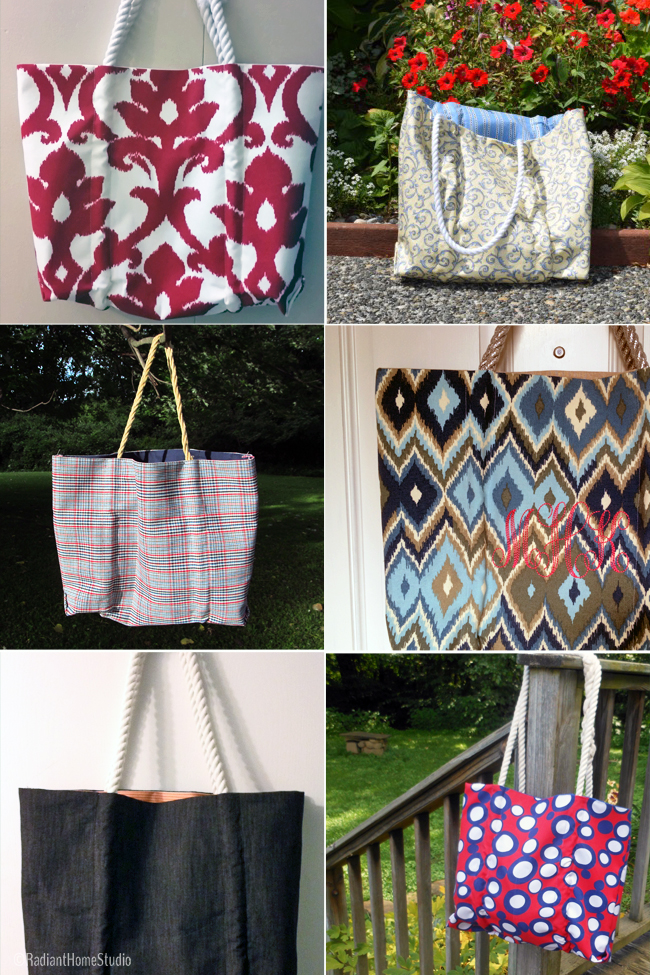 The Sunset Beach Tote Digital Pattern