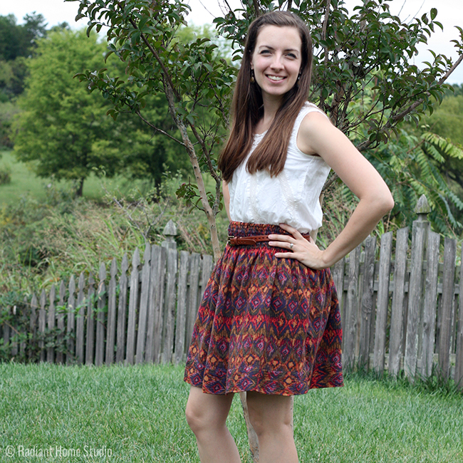 Autumn "Flirting the Issue" Skirt | Radiant Home Studio