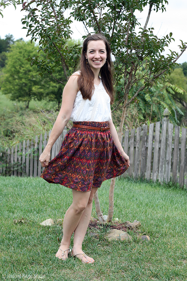 Autumn "Flirting the Issue" Skirt | Radiant Home Studio