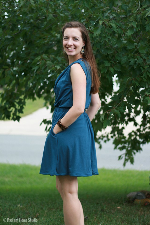 Teal Colette Myrtle Dress