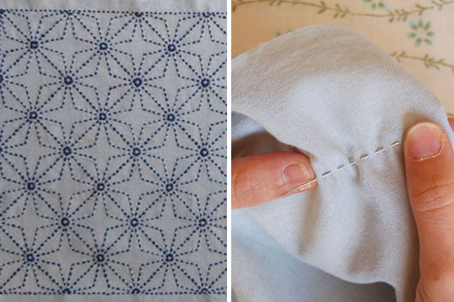 Purl Bee Sashiko Embroidery Tutorials | Radiant Home Studio
