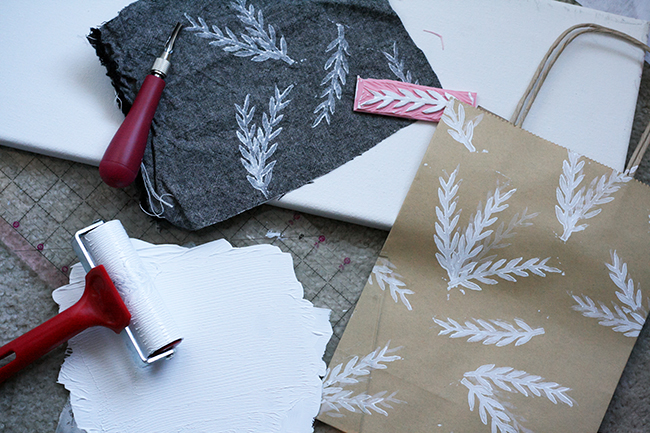 Hand-printed Christmas Ornament | Radiant Home Studio