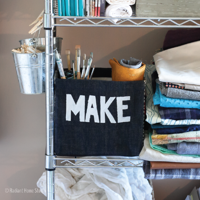 Make a Craft Organizer | Radiant Home Studio