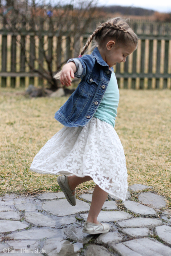 Upcycled Lace Skirt | Radiant Home Studio