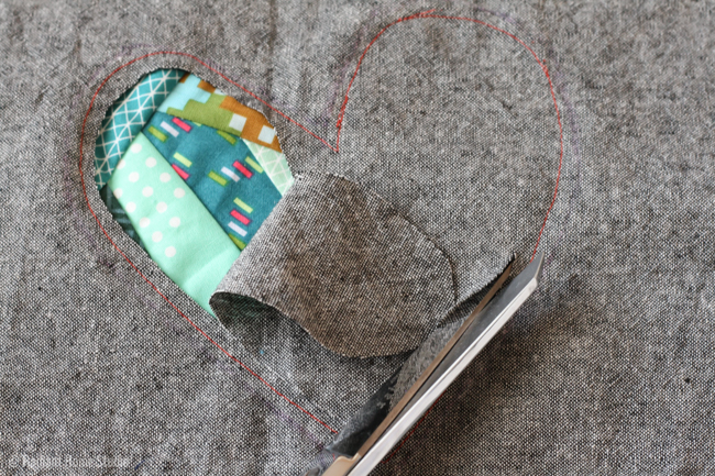 Patchwork Heart Zipper Pouch Tutorial | Radiant Home Studio