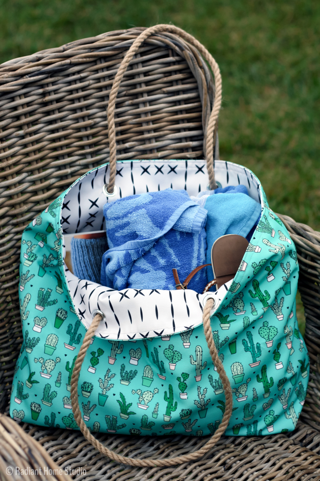 Project Bag Sewing Pattern :: Duffel Bag 