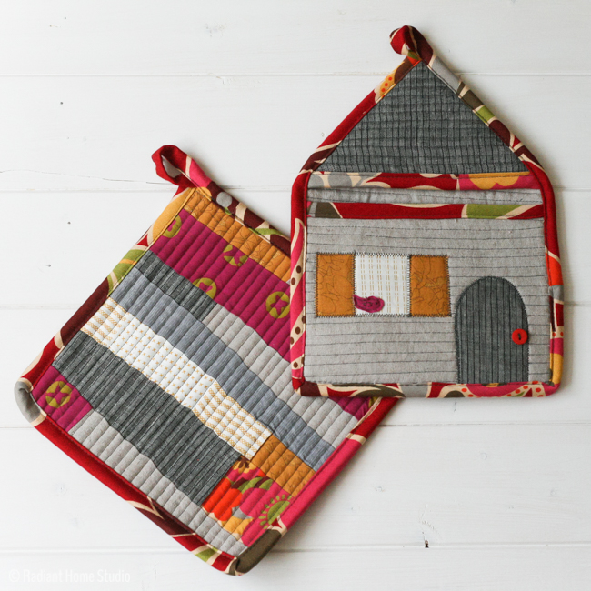 Potholder Patchwork — Stitched in Color