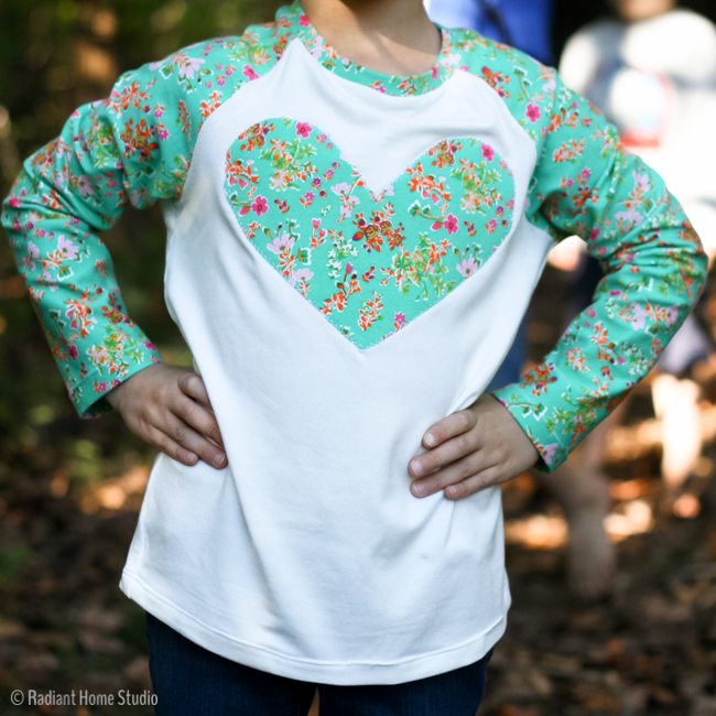 Heart Field Trip Raglan Shirt | Radiant Home Studio