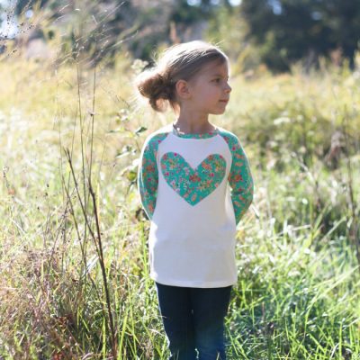 Heart Field Trip Raglan Shirt | Radiant Home Studio