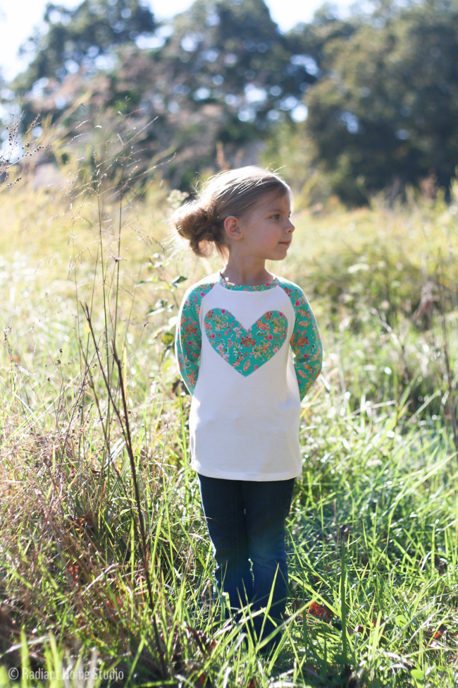 Heart Field Trip Raglan Shirt | Radiant Home Studio