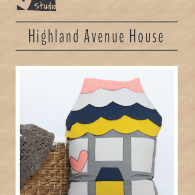 Highland Avenue House Pillow Pattern | Radiant Home Studio