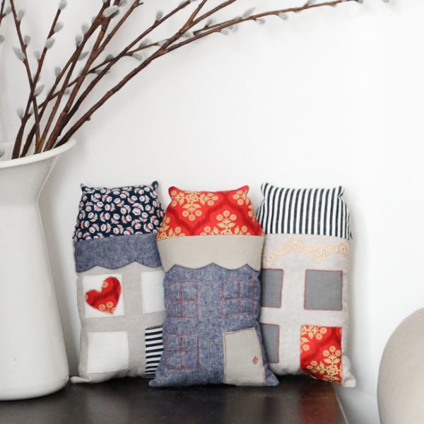 Free Softie Sewing Pattern: The Mini Highland House | Radiant Home Studio