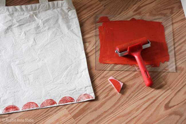 Hand Stamped Tote Bag Upgrade | Radiant Home Studio