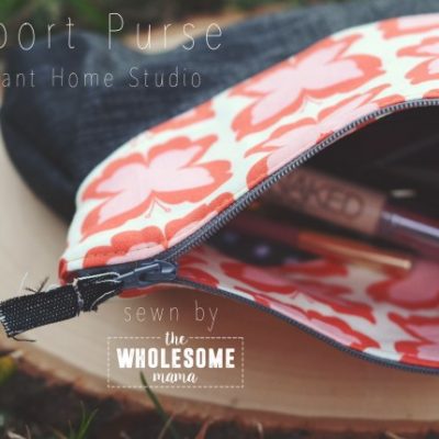 Fairport Pouch with Zipper | The Wholesome Mama | Radiant Home Studio Blog Tour