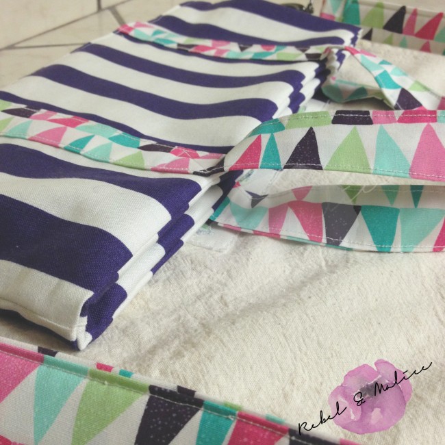 Rebel & Malice | Fold Over Tote Bag | Radiant Home Studio Blog Tour