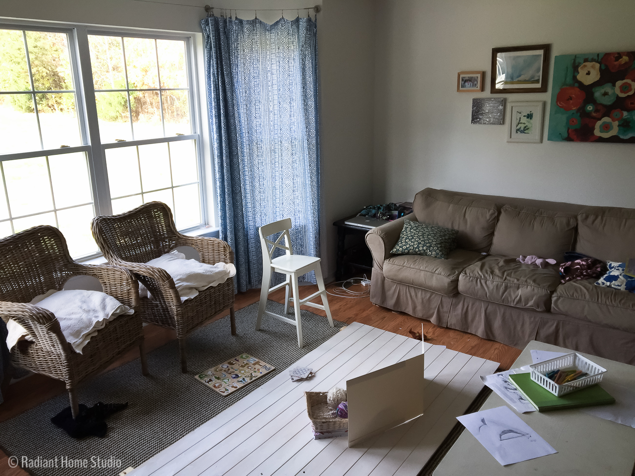 Behind-the-Scenes: What My House Really Looks Like When I Take Blog Photos | Radiant Home Studio