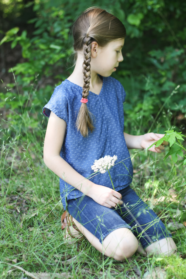 Floral Gallery Tunic With Hand Stitched Details