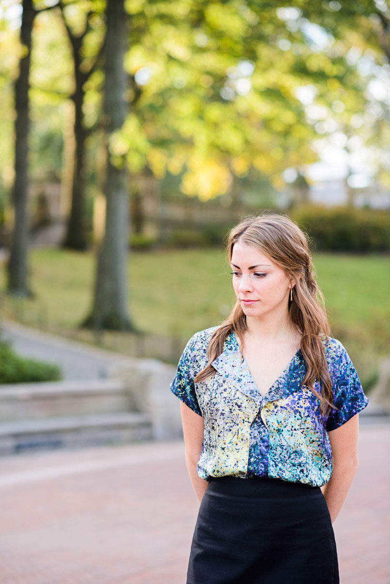 5 Flowing Blouses to Sew | Weekend Getaway Blouse by Liesl & Co | Radiant Home Studio