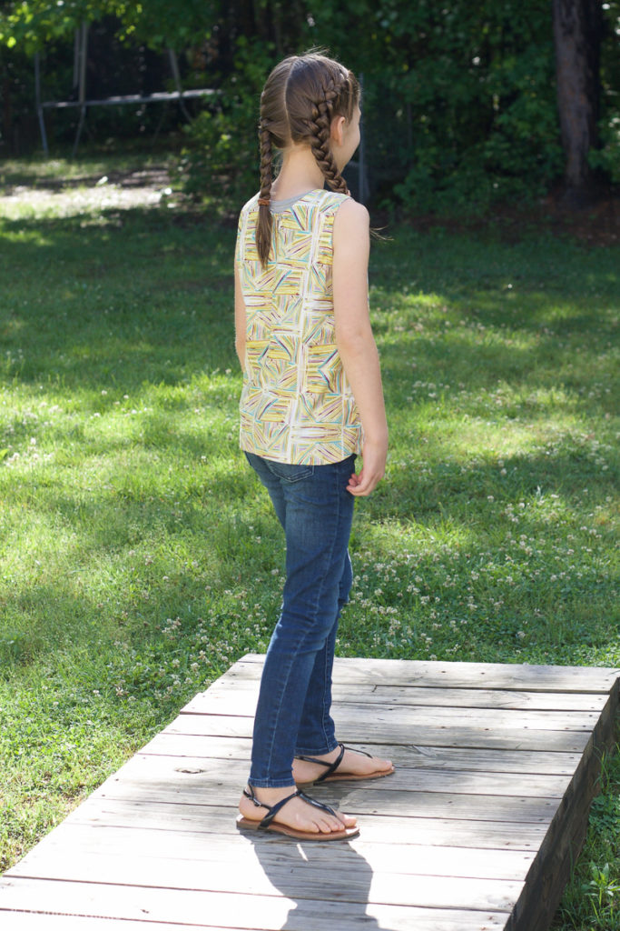 Sewing a Girls Woven Tank | Radiant Home Studio