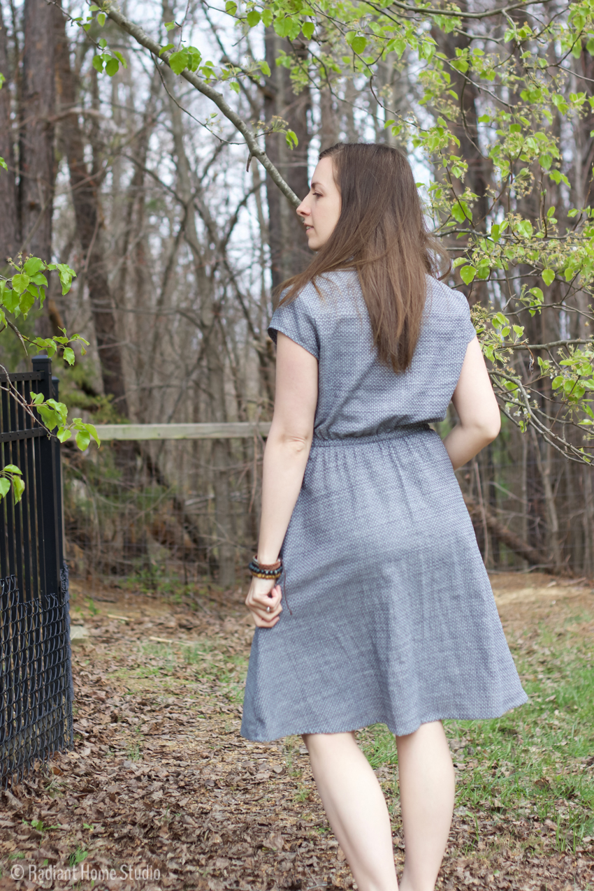 Marigold Dress in Chambray | Blank Slate Patterns | Radiant Home Studio