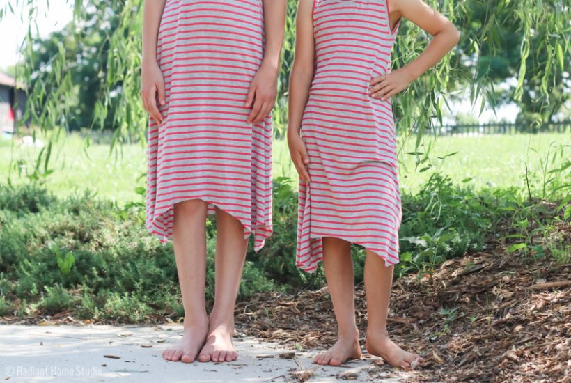 Striped Girls Dance Dresses | Radiant Home Studio