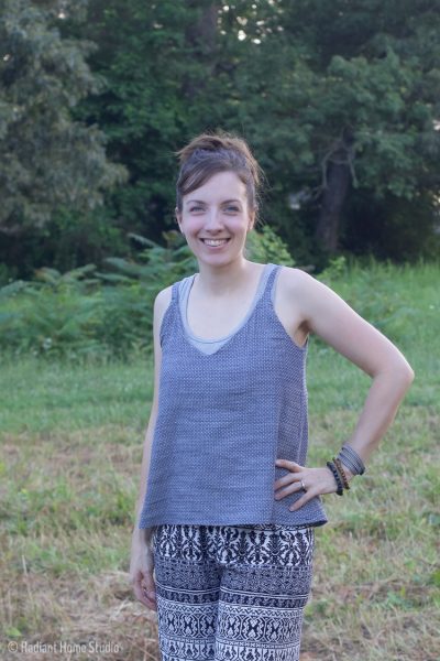 Chambray Ogden Cami | True Bias | Radiant Home Studio