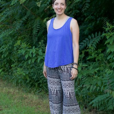 How to Make Wide-leg Rayon Pants with the Parkside Shorts Pattern by Sewcaroline | Palazzo Pants Hack | Radiant Home studio