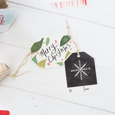 Free Farmhouse Christmas Printable Gift Tags | Radiant Home Studio